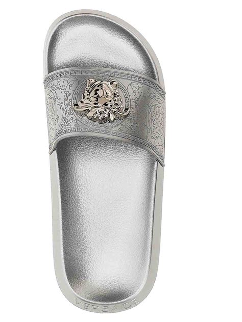 women versace flip flops|Versace slides cheap.